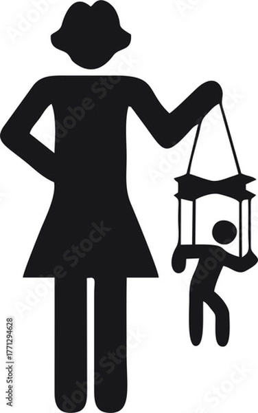 Fototapeta Breaking Control – End Manipulation and Abuse