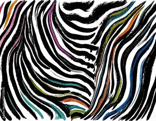 Obraz abstract geometric shapes pattern	