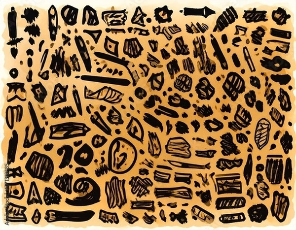 Obraz isolated brush stroke for photoshop