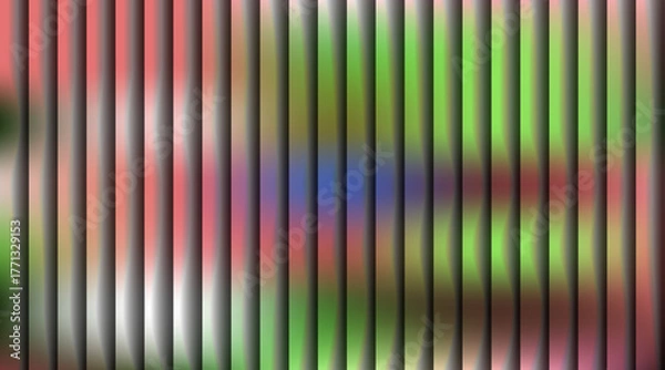 Fototapeta Vibrant Abstract Wave Gradient Background – Colorful Spectrum Vector Design