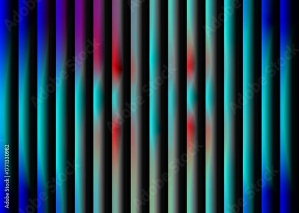 Fototapeta Vibrant Abstract Wave Gradient Background – Colorful Spectrum Vector Design