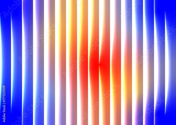 Fototapeta Vibrant Abstract Wave Gradient Background – Colorful Spectrum Vector Design