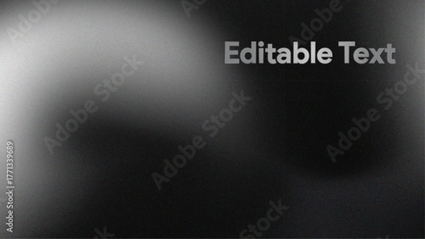 Obraz Obsidian Drift – Monochrome Gradient Study