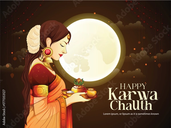 Obraz Karwachuth illustration vector art