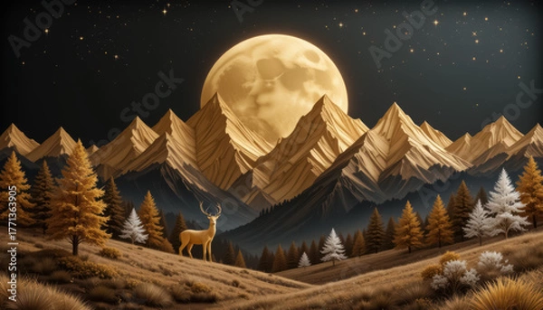 Obraz 3d modern art wallpaper