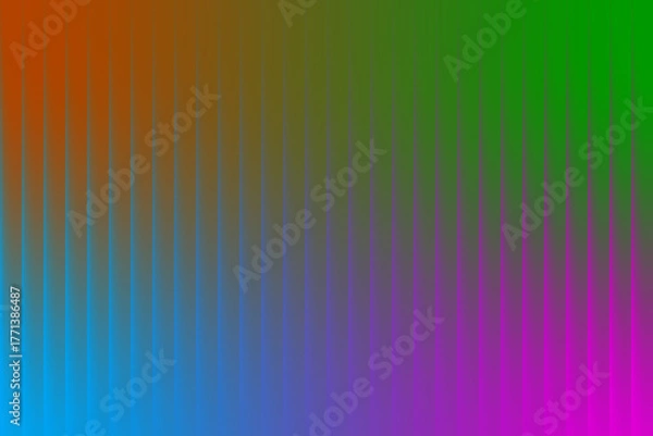 Obraz Vibrant colorful gradient background with sharp vertical lines
