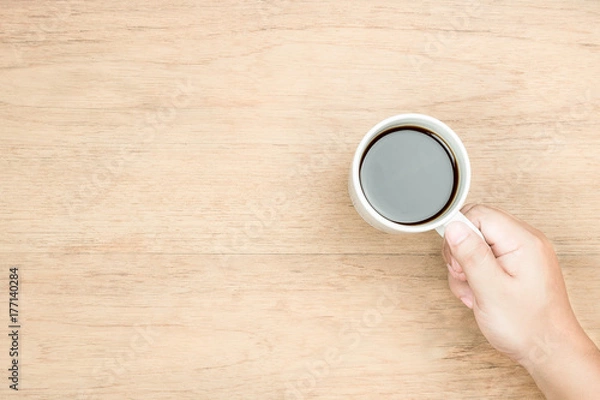 Obraz hand hold coffee cup