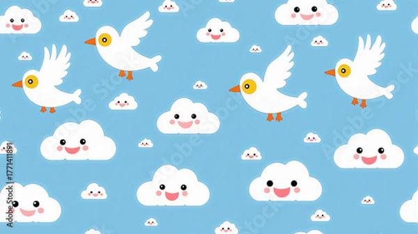 Fototapeta seamless pattern