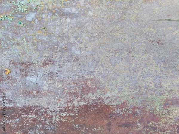 Fototapeta old rusty metal surface grunge background texture