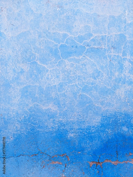 Fototapeta light blue painted wall texture background