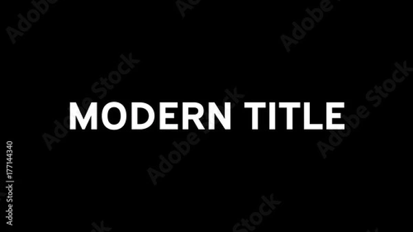 Obraz Modern Color Split Titles