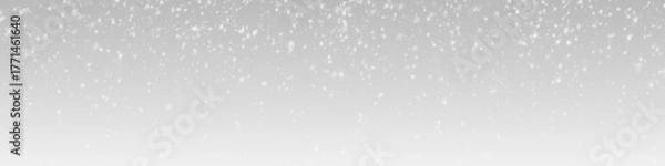 Fototapeta Snow Photoshop overlays with realistic snowflakes PNG background