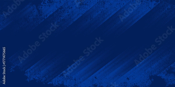 Fototapeta Dots halftone white and blue color pattern gradient grunge texture background. Dots pop art comics sport style vector illustration