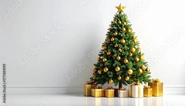 Obraz Holiday Magic in Gold