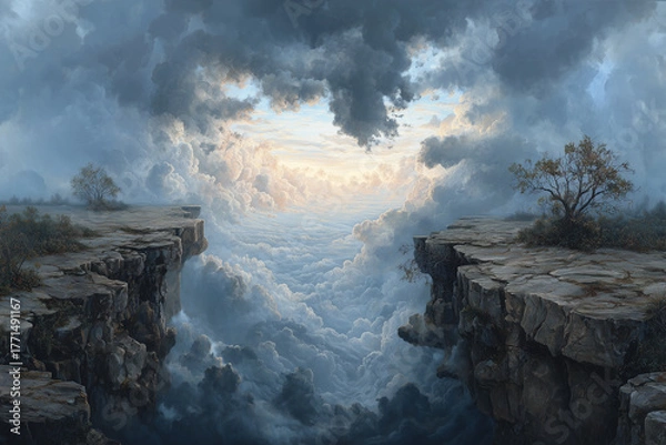 Obraz 自然風景の中で凍りついた瞬間