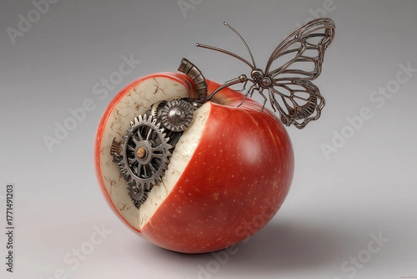Obraz メカニカルに機械化されたフルーツ