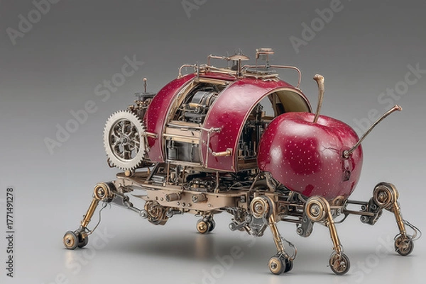 Obraz メカニカルに機械化されたフルーツ