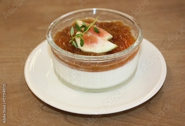 Obraz South Korea Fig Panna Cotta