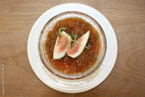 Obraz South Korea Fig Panna Cotta