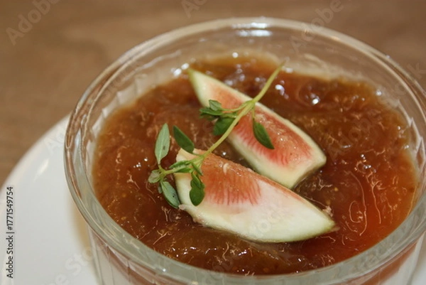 Obraz South Korea Fig Panna Cotta
