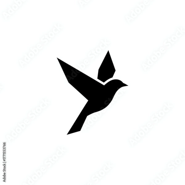 Obraz vector illustration of a bird
