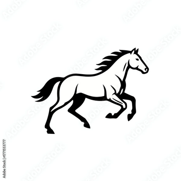 Obraz horse vector illustration
