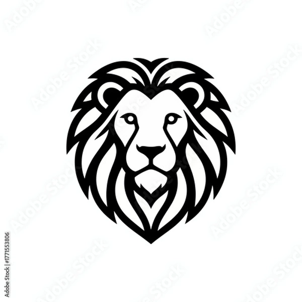 Obraz lion head vector
