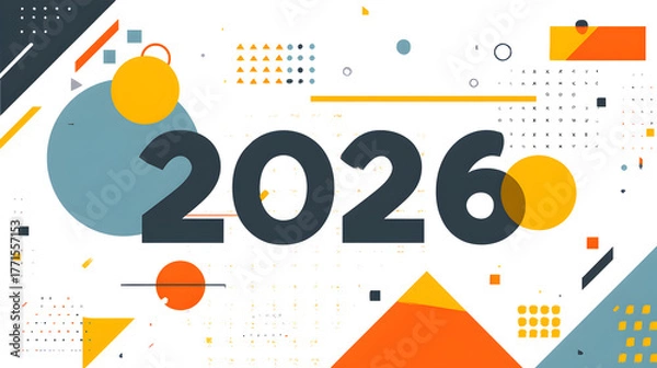 Obraz Happy New Year 2026 greeting