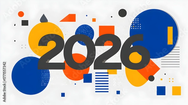 Obraz Happy New Year 2026 greeting