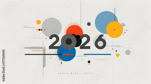 Obraz Happy New Year 2026 greeting