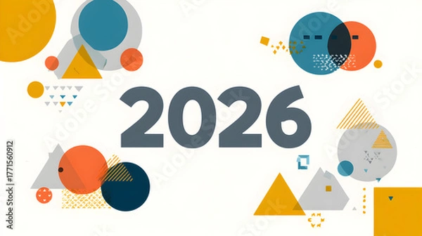 Obraz Happy New Year 2026 greeting