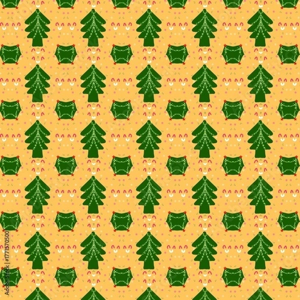 Fototapeta seamless pattern with leaves