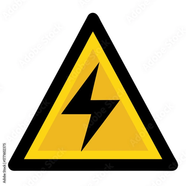 Obraz high voltage warning sign