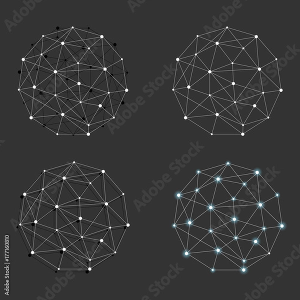Fototapeta Abstract geometric object