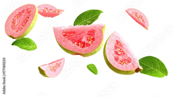 Obraz red and green goava