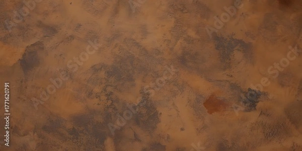 Fototapeta Rustic brown abstract wall texture with natural earthy tones, vintage artistic surface perfect for modern decor and design backgrounds.