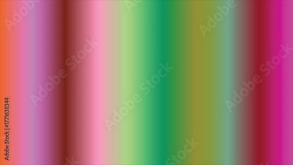 Fototapeta Vibrant vertical color gradient stripes seamless pattern abstract soft blend background