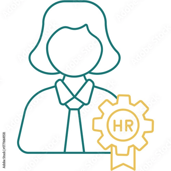 Fototapeta Hiring Manager Icon