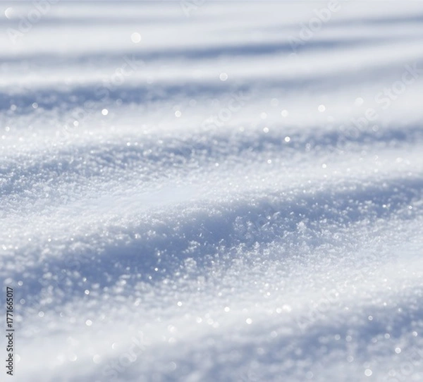 Obraz Fresh snow texture with sparkling sunlight