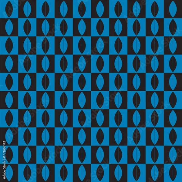 Fototapeta Geometric seamless background pattern, abstract design.