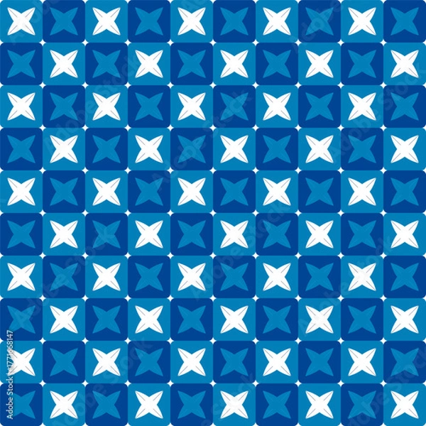 Fototapeta Geometric seamless background pattern, abstract design.