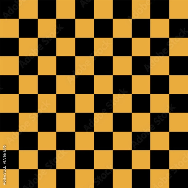 Fototapeta Geometric seamless checkerboard background pattern.