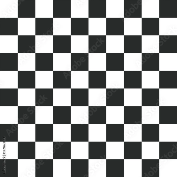 Fototapeta Geometric seamless background, checkered pattern.
