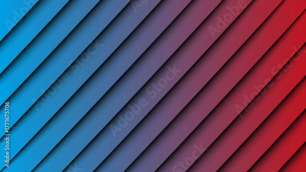 Obraz A vibrant abstract background featuring diagonal stripes of color gradients