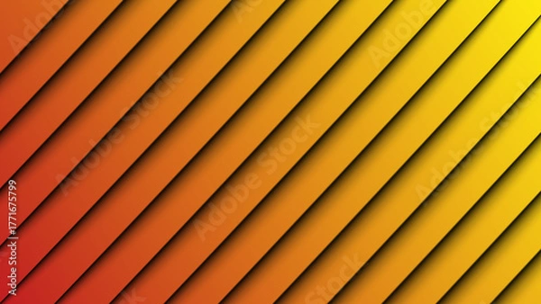 Obraz Abstract background of vibrant orange and yellow diagonal lines