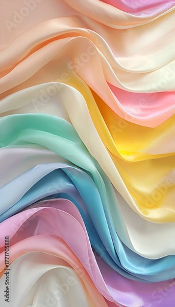 Obraz abstract colorful background with waves