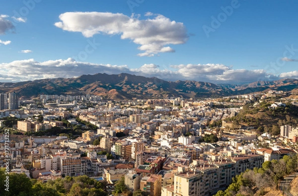 Obraz Les collines de Málaga