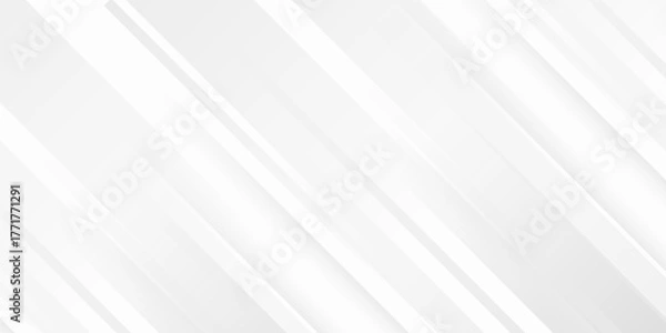 Fototapeta Abstract Geometric modern white and gray color . Modern and Creative Trend design modern white