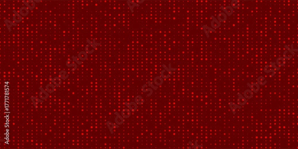Obraz dark red halftone dots background