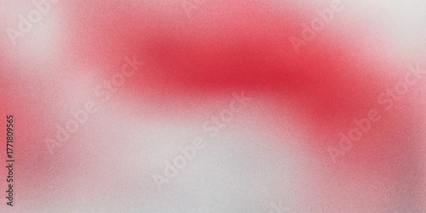 Fototapeta Gradient red white abstract  gradation noise texture blur abstract background